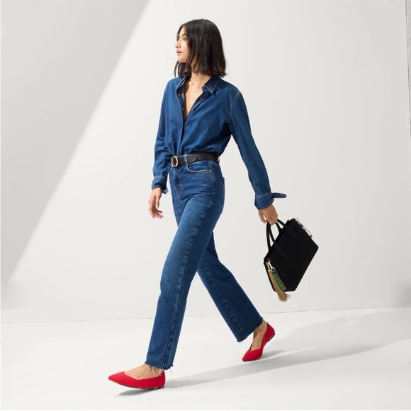 ROTHYS The Point II Flats, Lollipop Red- Size 8.5 - Picture 2 of 13